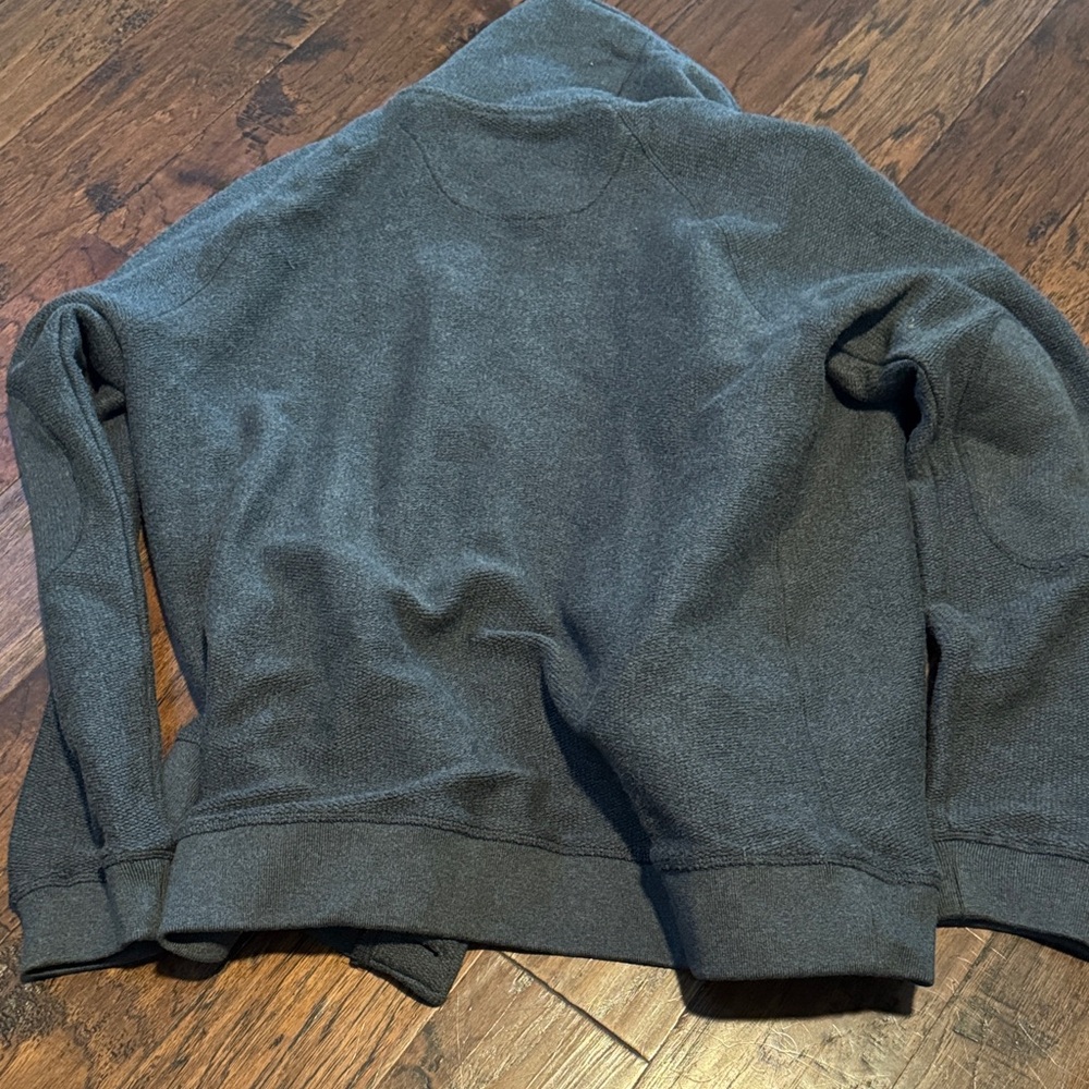 Grayers Gray Button-Up Sweatshirt - image 5